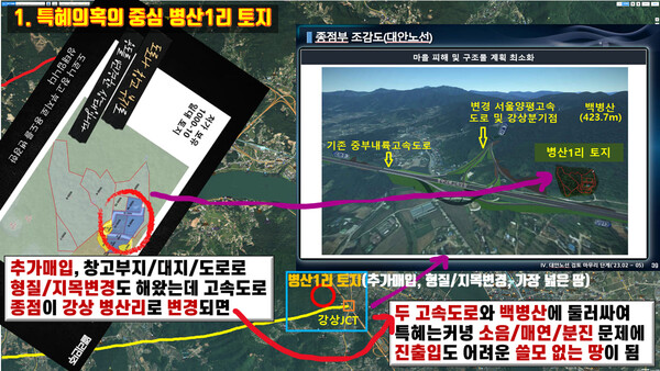 김신호씨가 직접 제작한 지도. 꼭 실어달라고 신신당부했다.